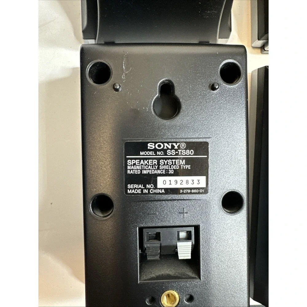 Sony SS-WS82 Home Theater Subwoofer Speaker Surround Sound w/ 2 Speakers